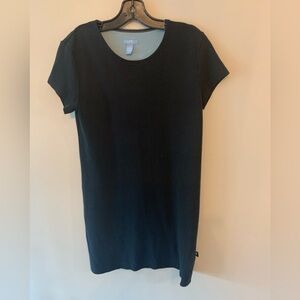 HORNY TOAD Black Short Sleeve Tee Dress